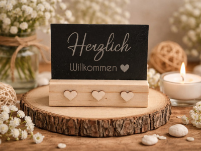 Aufsteller aus Schiefer