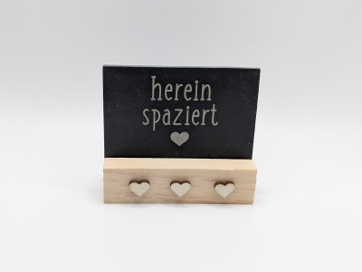Aufsteller aus Schiefer