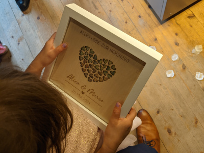 Geldgeschenke im Bilderrahmen